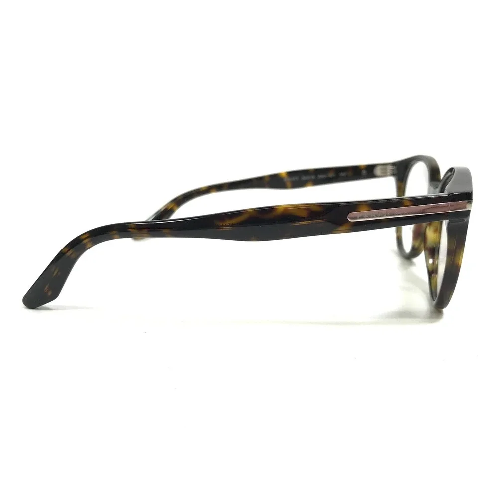 PRADA Eyeglasses Frames VPR 07T 2AU-1O1 Brown Tortoise Round Full Rim 50-19-140